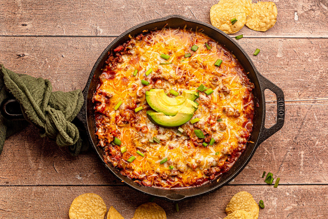 Beef Enchilada Dip