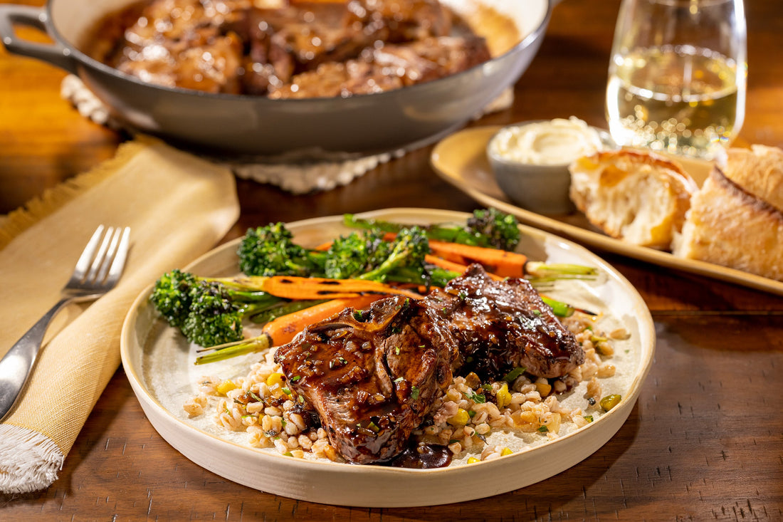 Lamb Chops with Balsamic Honey Glaze