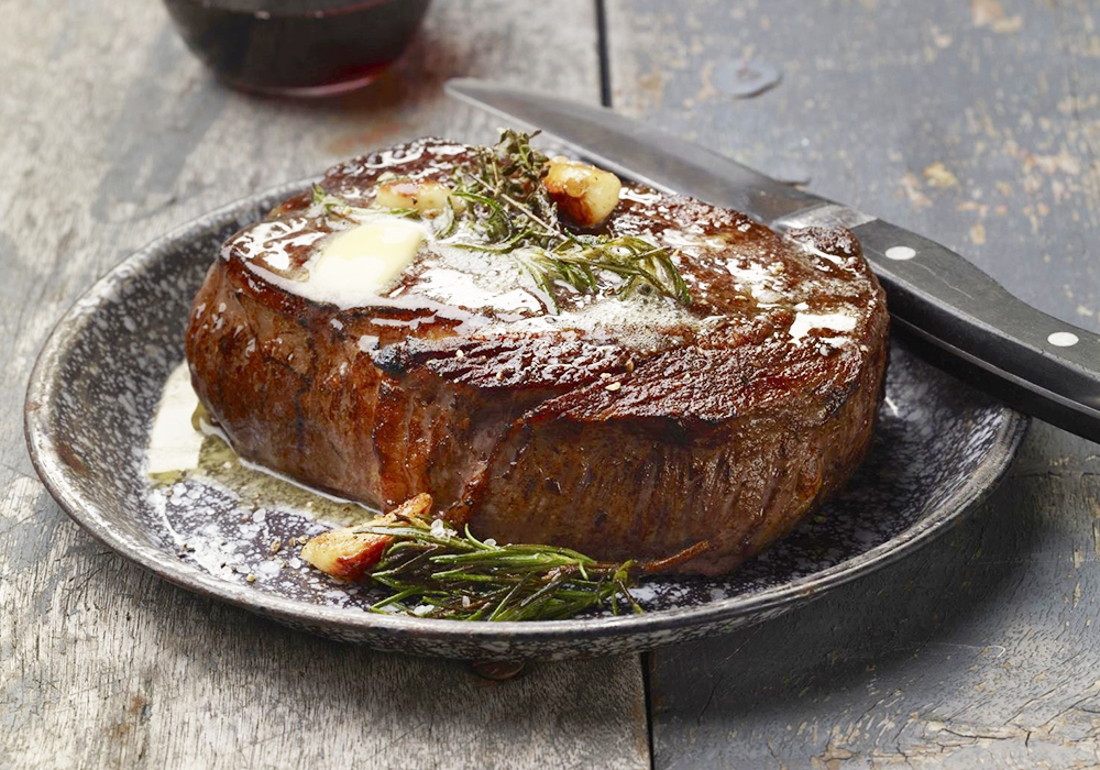 Chef Chris Coombs Ribeye Steaks with Herb Butter