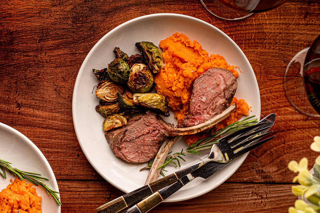 Garlic and Herb Crusted Rack of Lamb