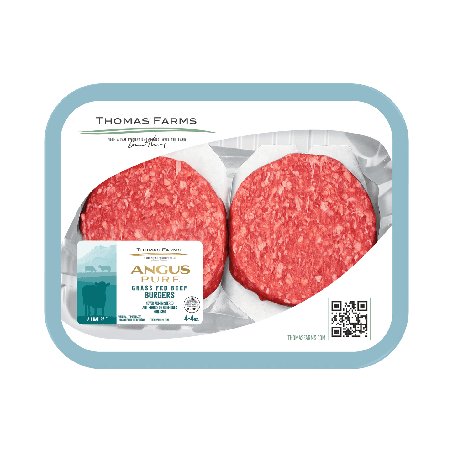 Grass Fed Angus Burgers