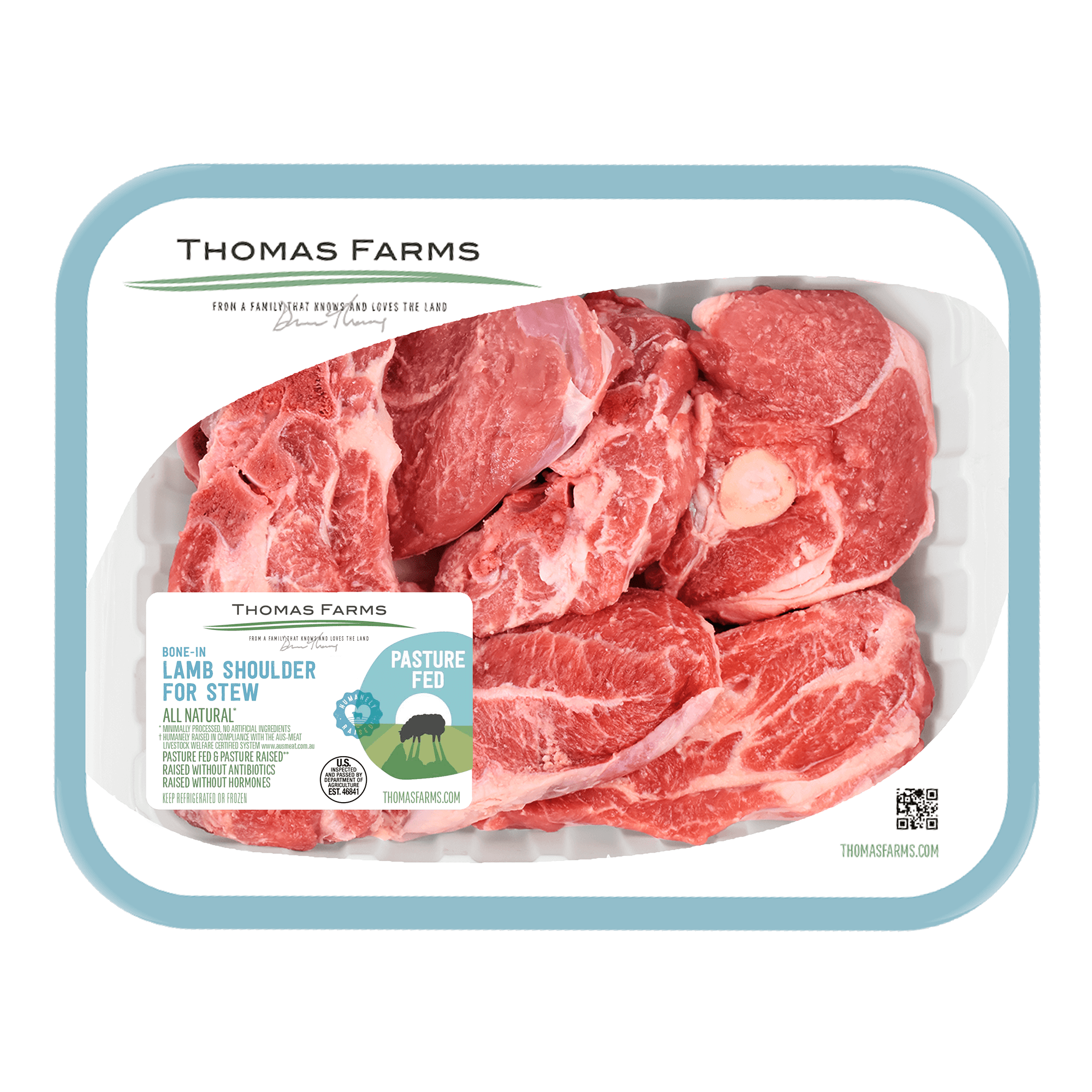 TF Lamb Stew Meat (Boneless or Bone-in)